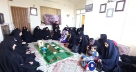 برگزاری روضه خانگی شهادت امام جعفر صادق (ع) در منزل و مزار شهدا